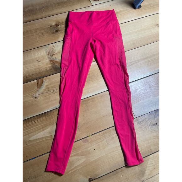 Fabletics Women Power Hold Leggings. Hot Pink. Mesh Side.Size Small. Athleisure - Picture 1 of 5